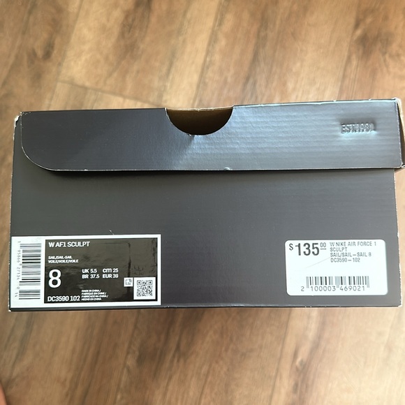 Nike W AF1 Sculpt in Sail Size 8 - Picture 7 of 8
